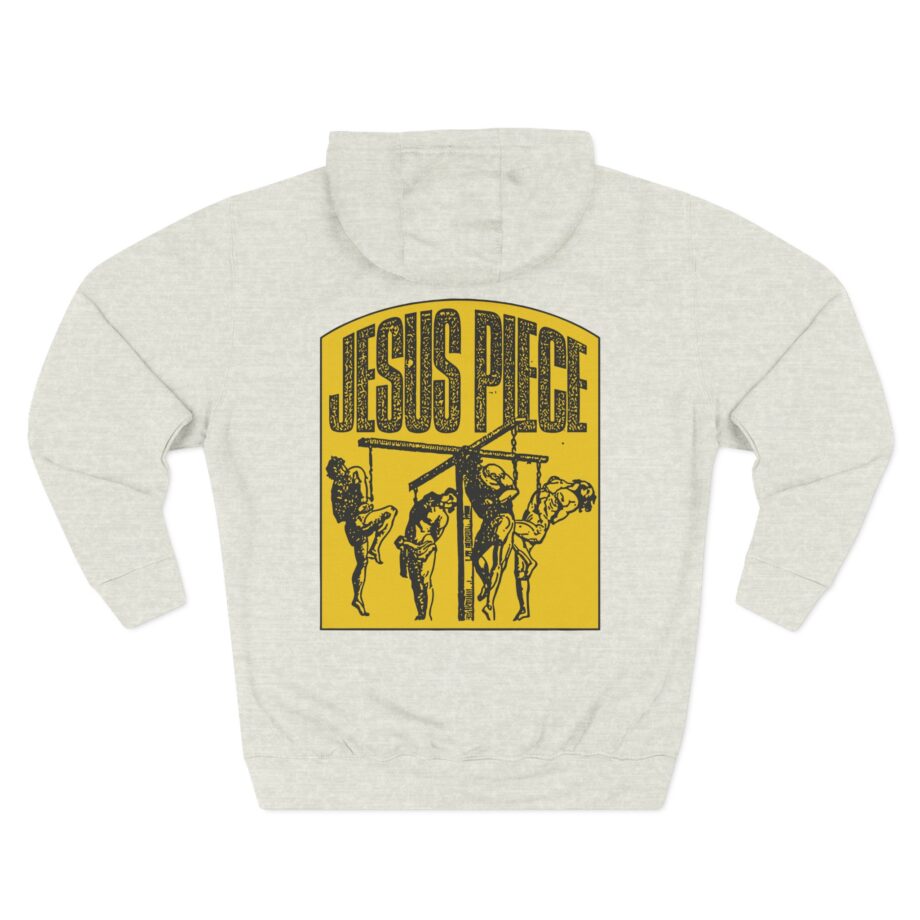 Jesus Piece Tortured Three-Panel Fleece Hoodie