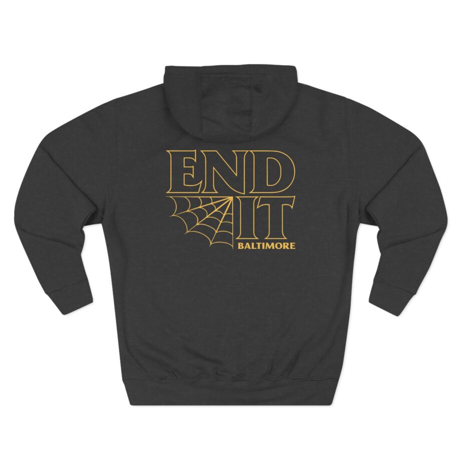 End It Three-Panel Fleece Hoodie