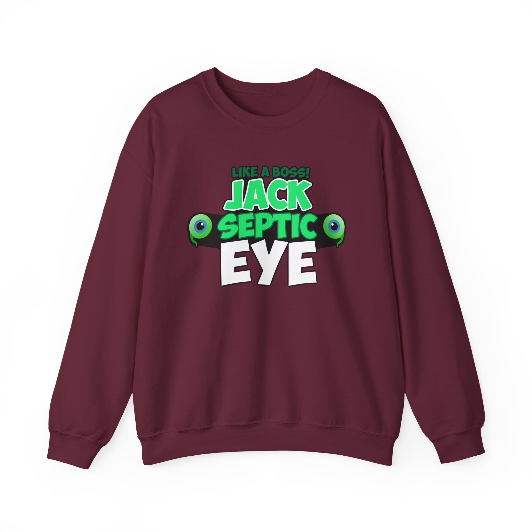 Like a Boss Jacksepticeye Unisex Heavy Blendâ„¢ Crewneck Sweatshirt