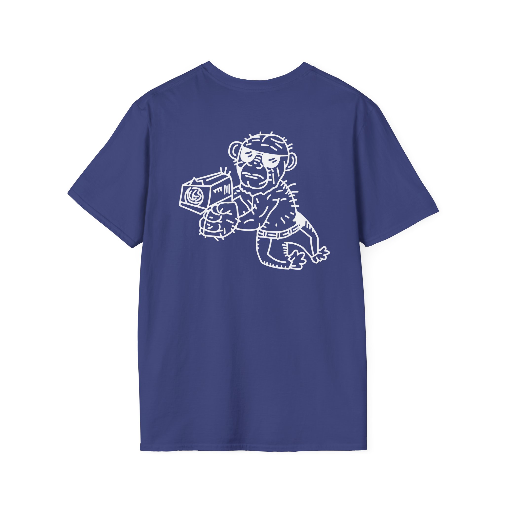 Spoonkid Detective Monke Unisex Softstyle T-Shirt