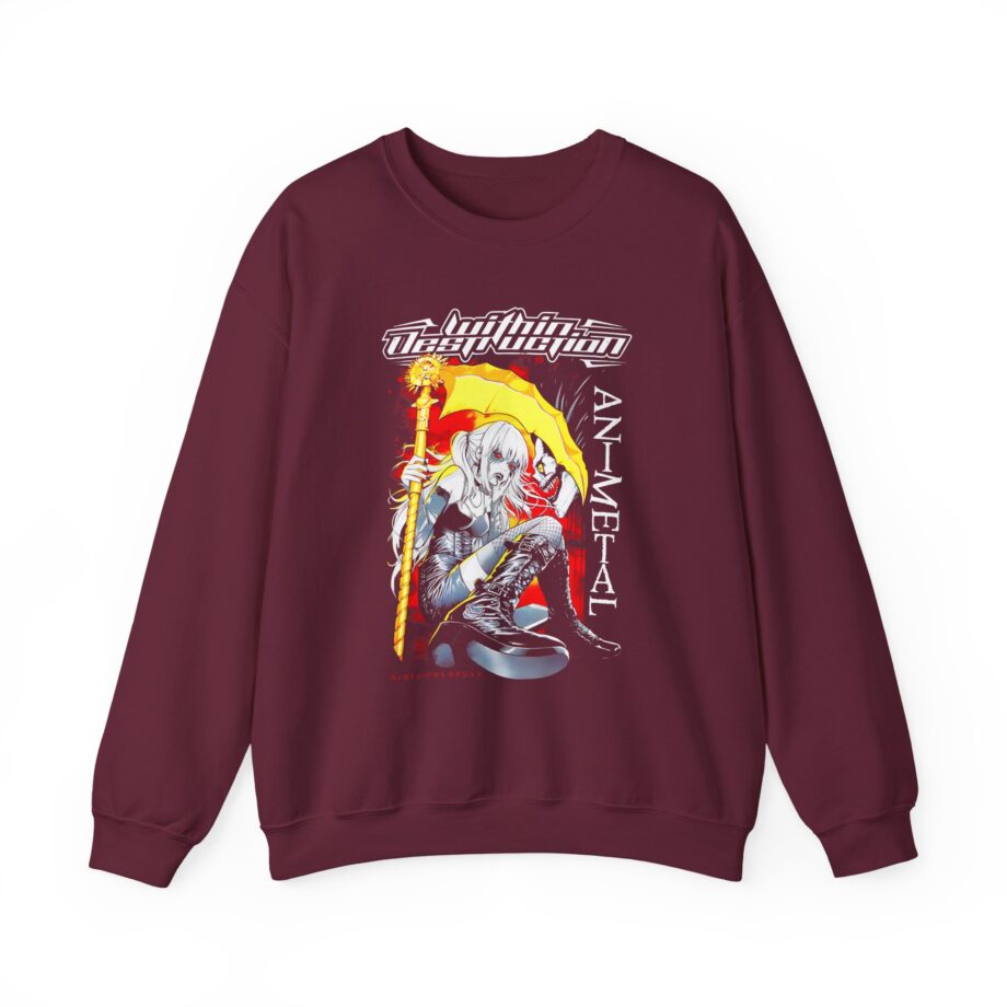 Within Destruction Misa Animetal Unisex Heavy Blend Crewneck Sweatshirt