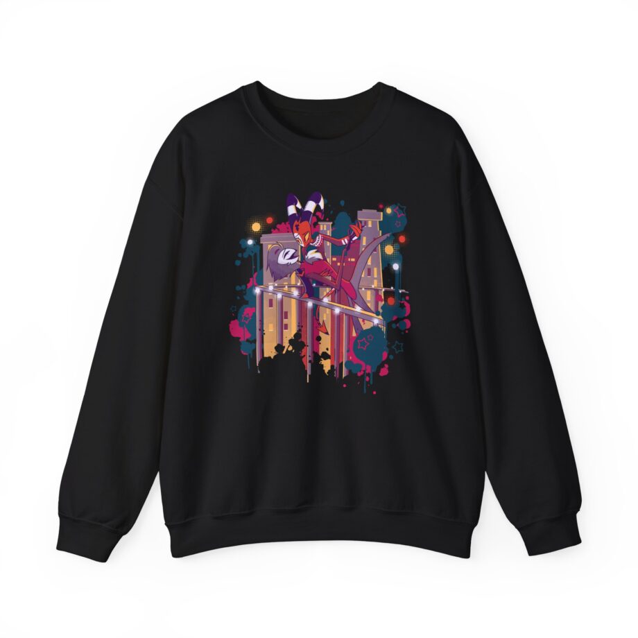 Vivziepop Stolas + Blitz Rooftop Dance Unisex Heavy Blend™ Crewneck Sweatshirt
