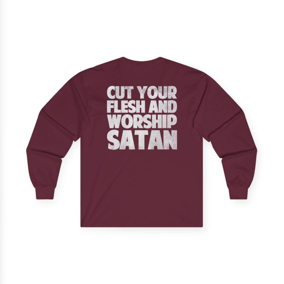 Antaeus Cut Your Flesh and Worship Satan Unisex Ultra Cotton Long Sleeve Tee