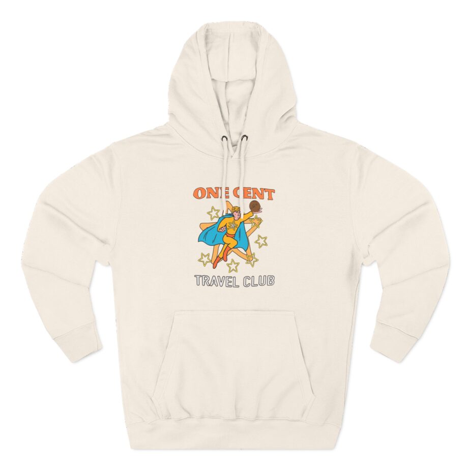 Ryan Trahan One Cent Adventure Awaits Travel Club Three-Panel Fleece Hoodie
