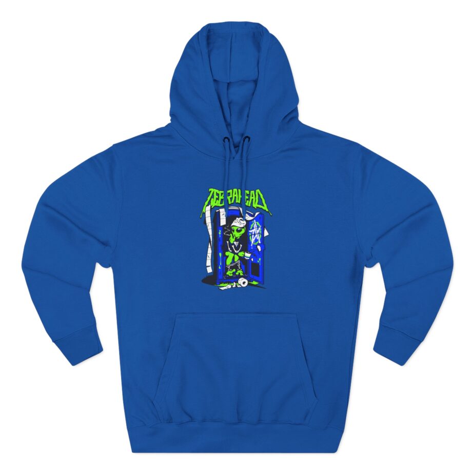Zebrahead White ZH Coffee break Three-Panel Fleece Hoodie