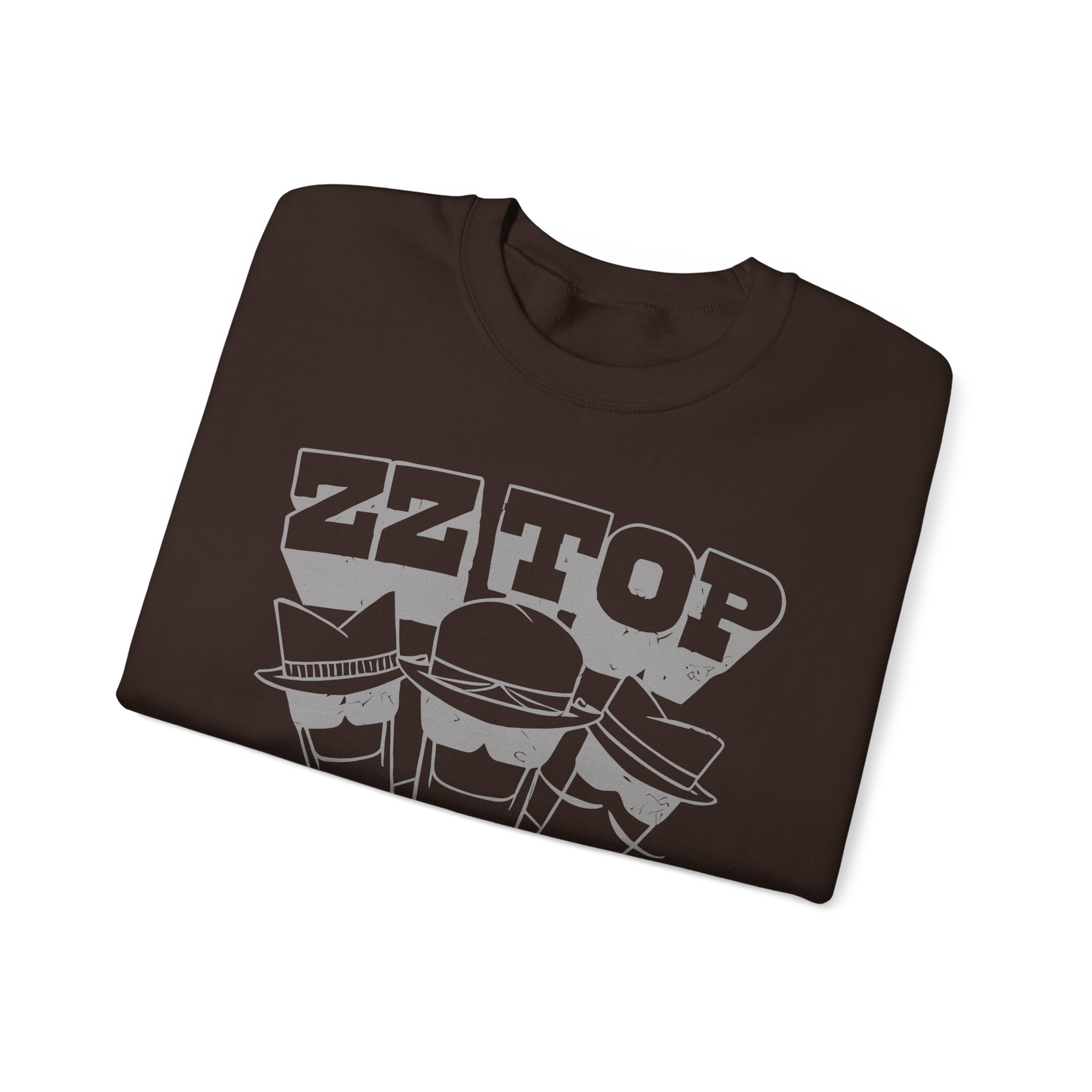 Zz Top Raw Unisex Heavy Blendâ„¢ Crewneck Sweatshirt