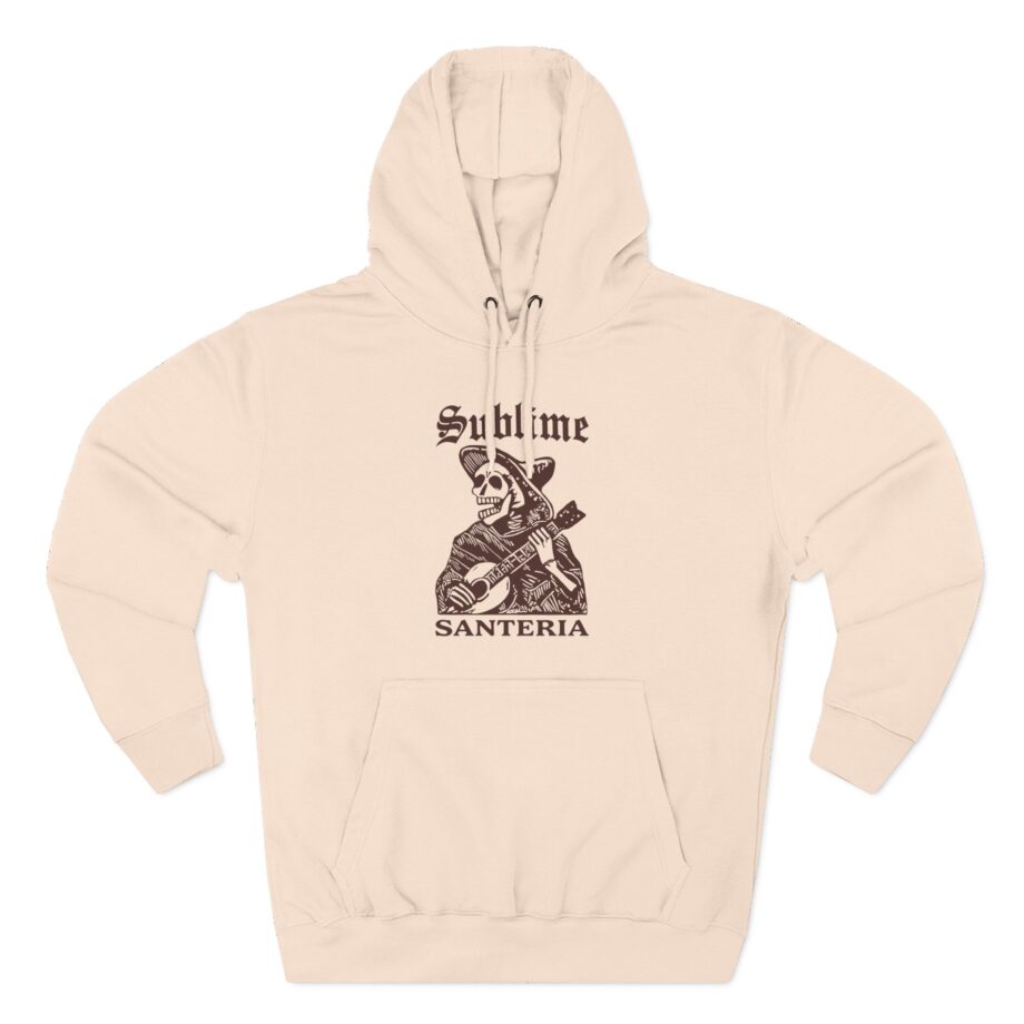 Sublime Santeria Skeleton Three-Panel Fleece Hoodie