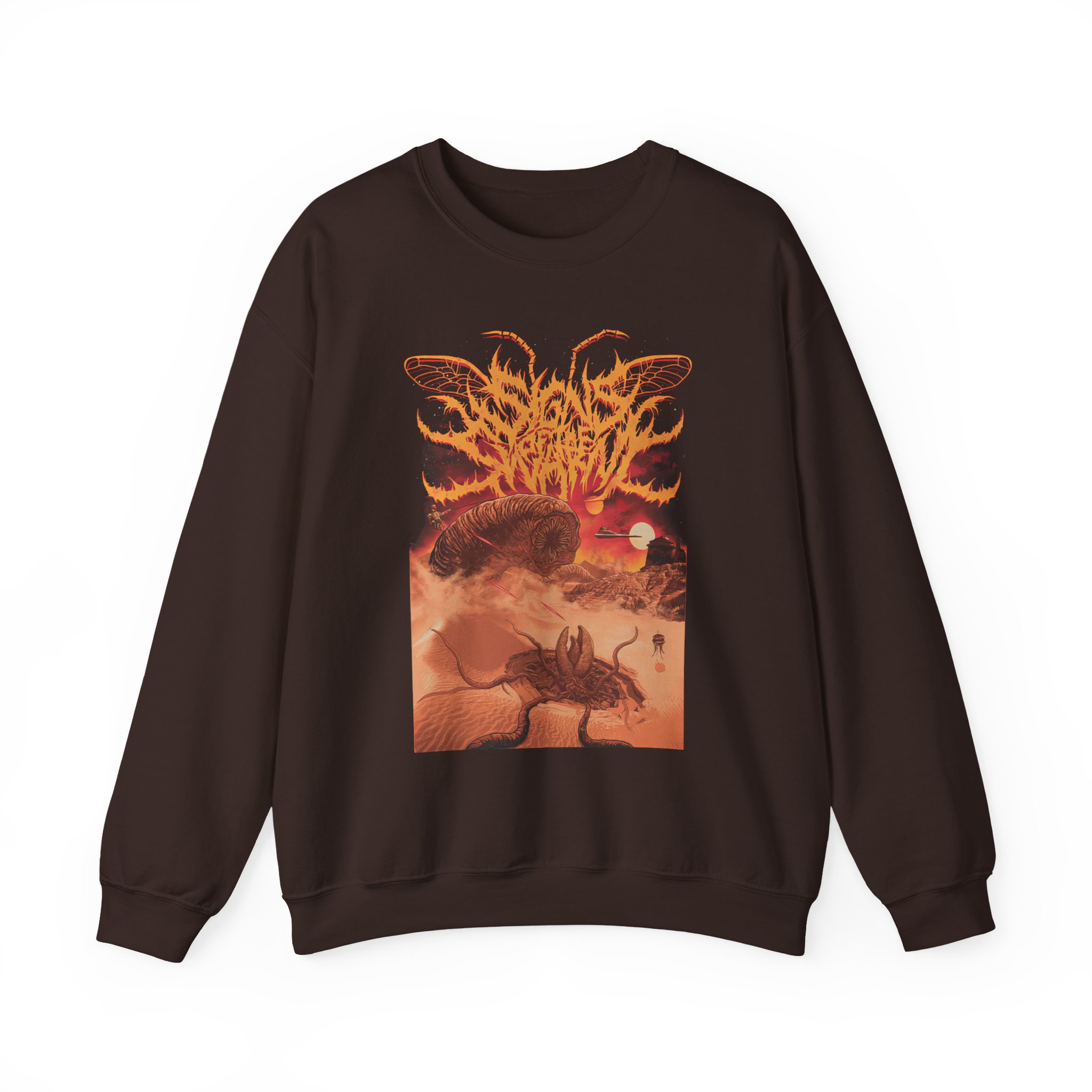 Signs of the Swarm Signs of the Worm Unisex Heavy Blendâ„¢ Crewneck Sweatshirt