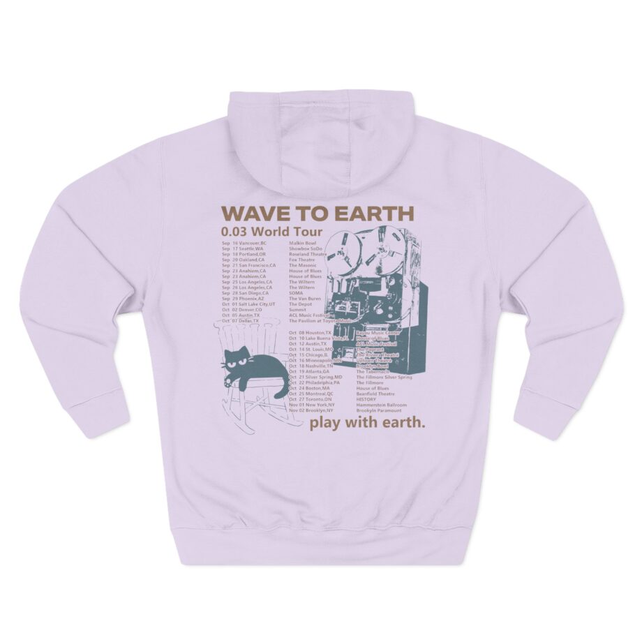 Wave to Earth 0.03 Na Tour Three-Panel Fleece Hoodie