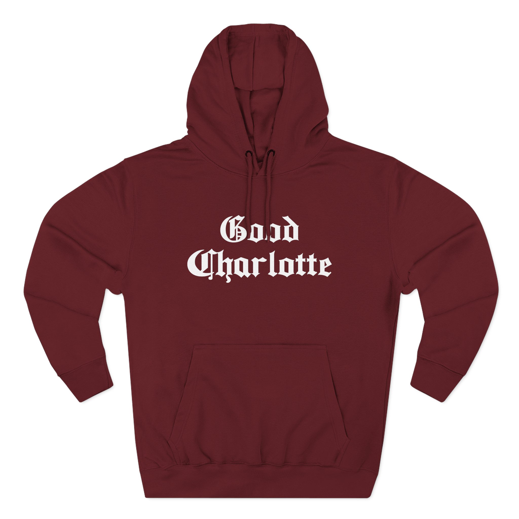 Good Charlotte Logo Three-Panel Fleece Hoodie