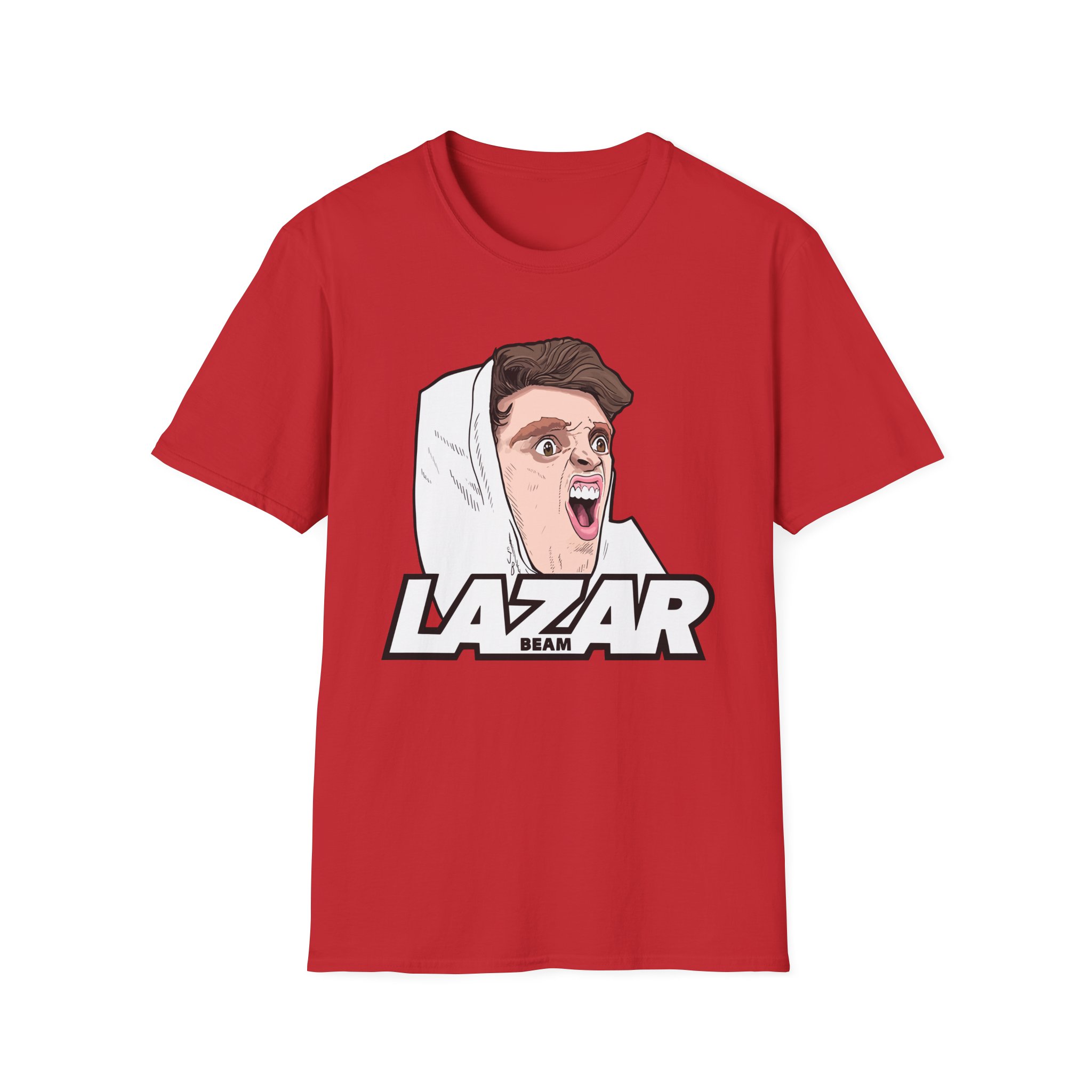 Lazar Silly Face Unisex Softstyle T-Shirt