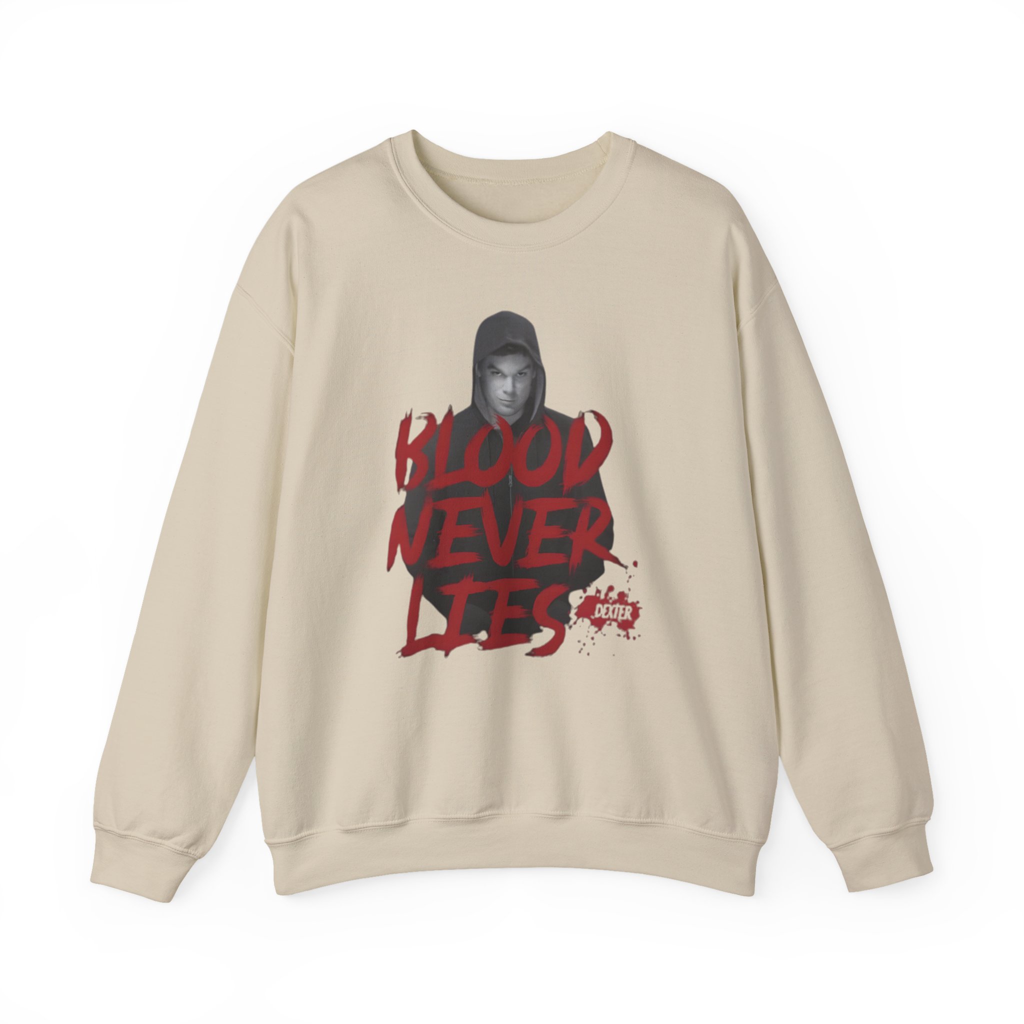 Dexter Blood Never Lies Unisex Heavy Blendâ„¢ Crewneck Sweatshirt