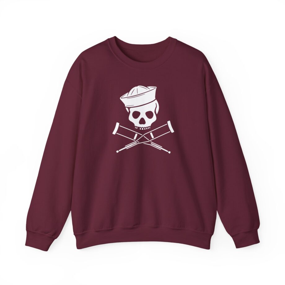 Jackass Sailor Skull & Crossbones Unisex Heavy Blend™ Crewneck Sweatshirt