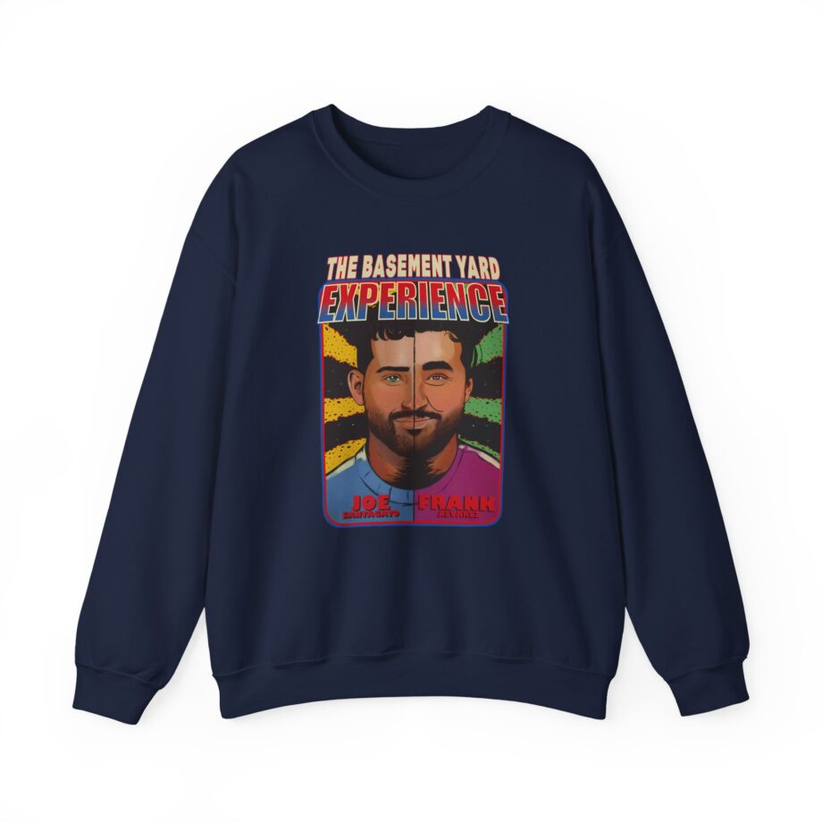 Split Face Basement Yard Experience Unisex Heavy Blend™ Crewneck Sweatshirt