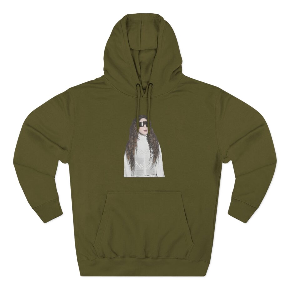 Shakira Sunglasses Three-Panel Fleece Hoodie