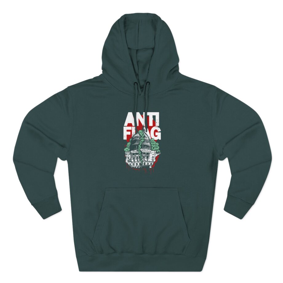 Anti Flag Washington Dc Three-Panel Fleece Hoodie