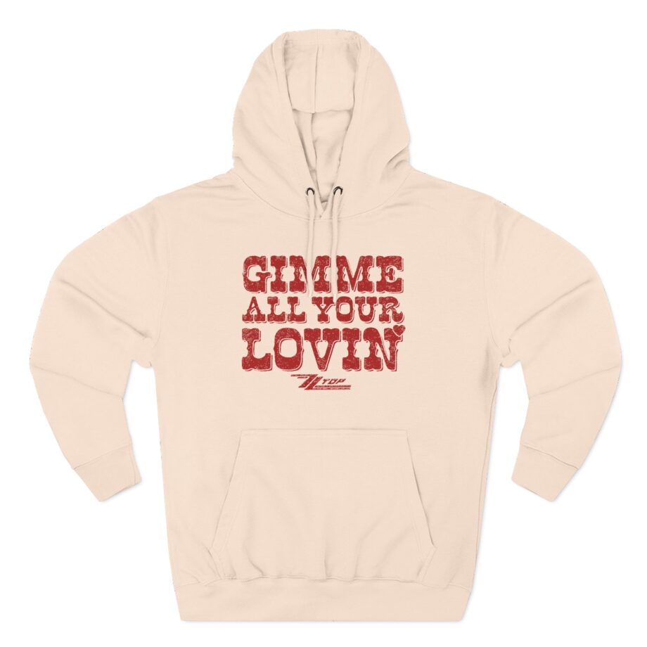 Zz Top Valentine's Day Three-Panel Fleece Hoodie