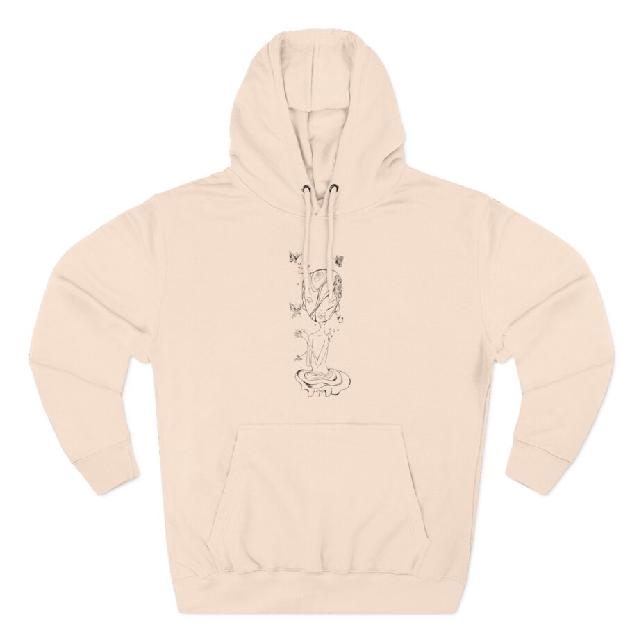 Umi Butterfly Three-Panel Fleece Hoodie