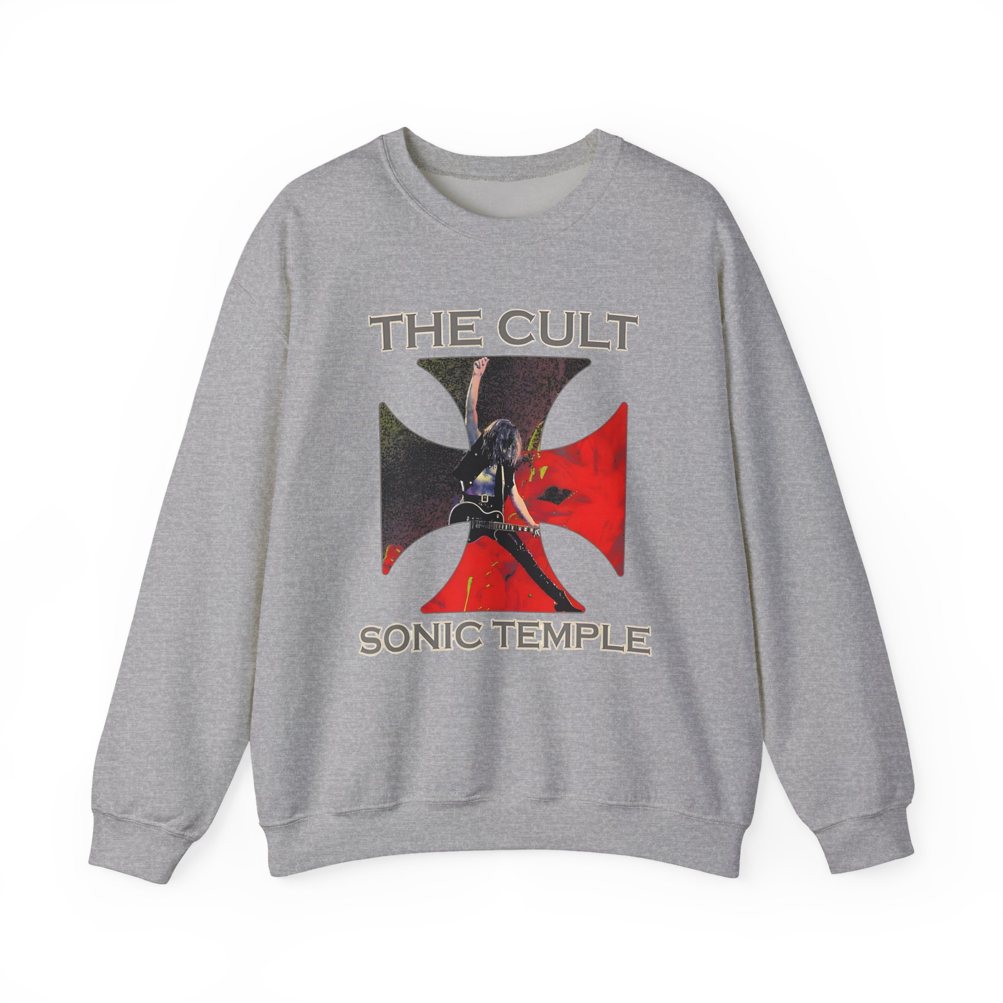 The Cult  Sonic Temple Unisex Heavy Blend Crewneck Sweatshirt