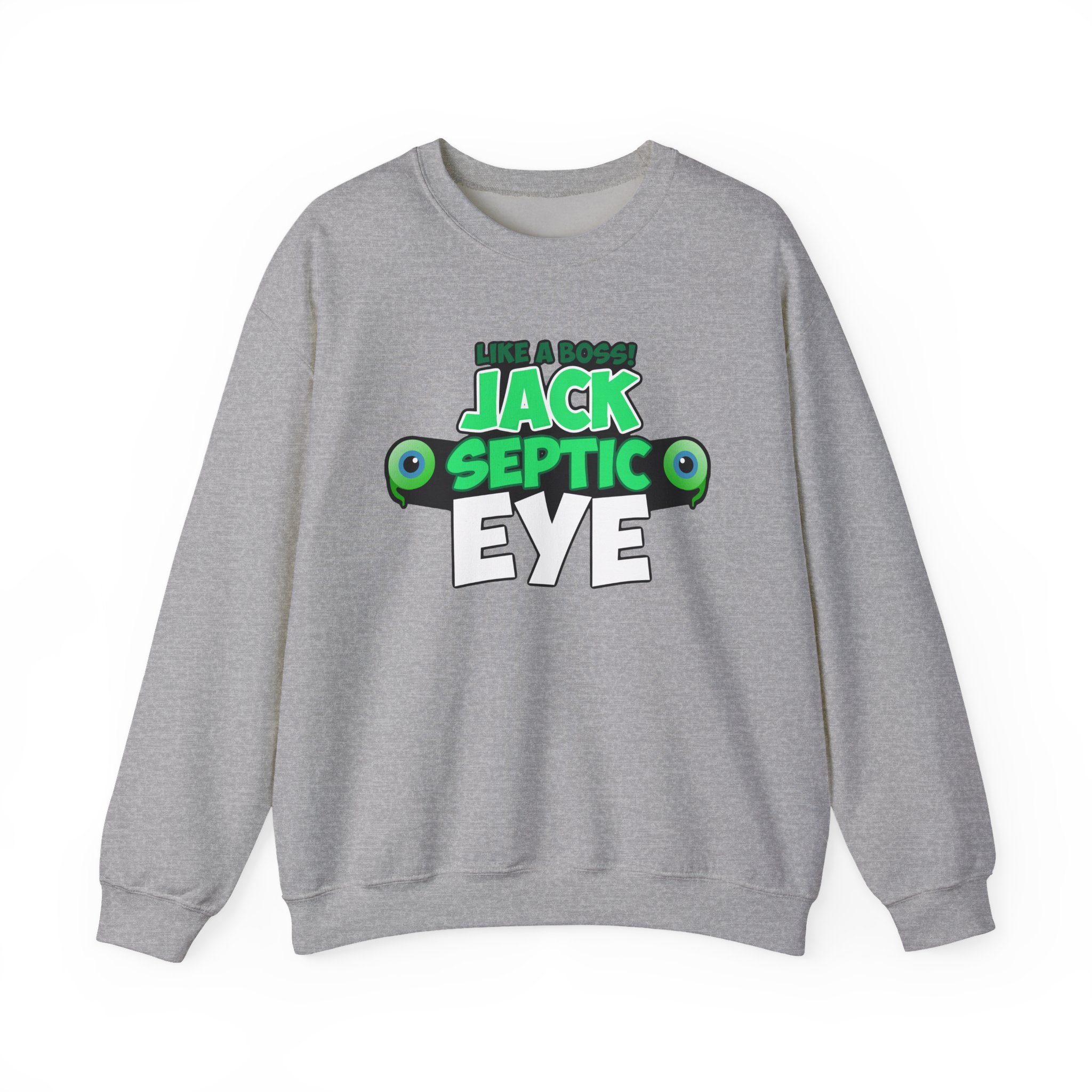 Like a Boss Jacksepticeye Unisex Heavy Blendâ„¢ Crewneck Sweatshirt