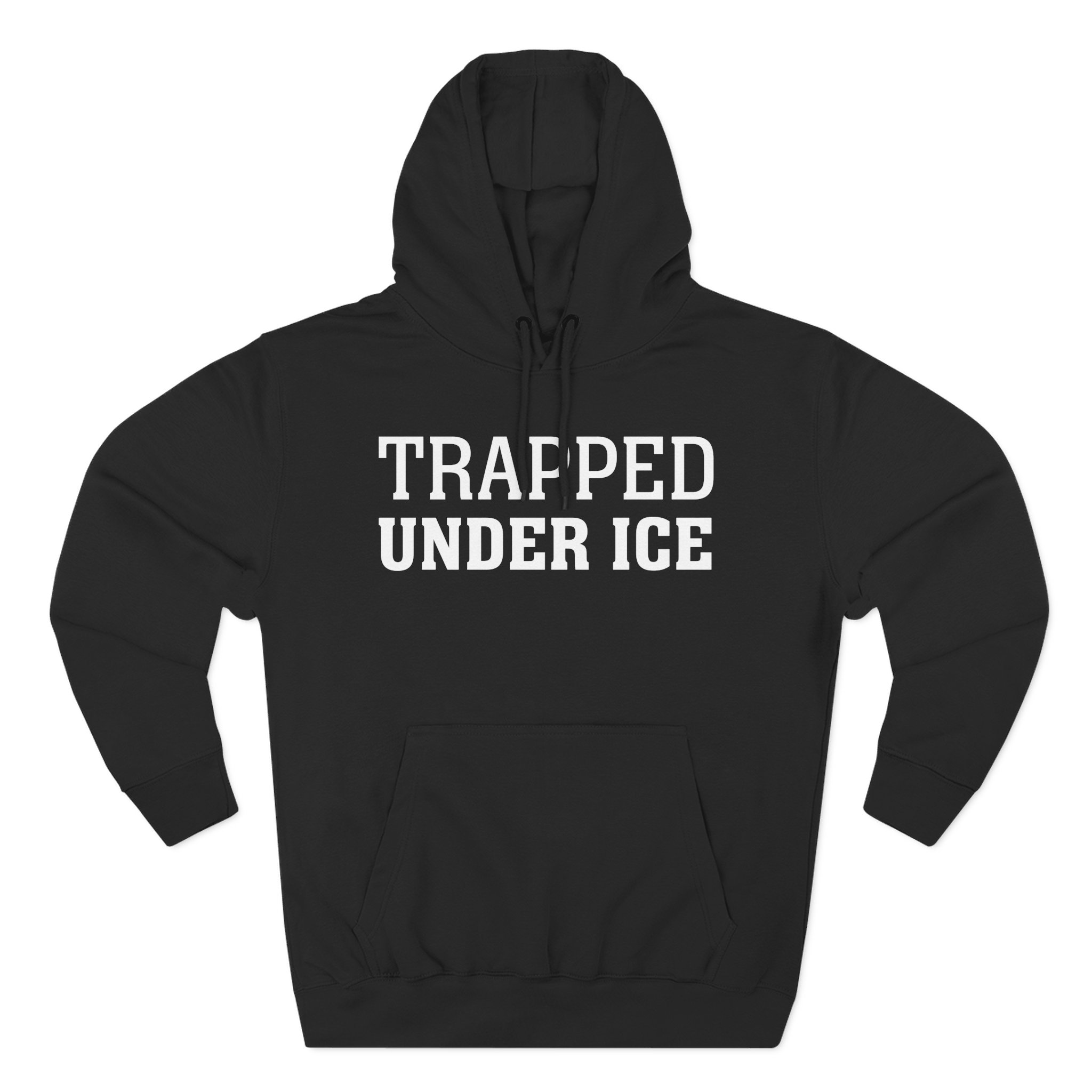 Trapped Under Ice  Secrets of the World Three-Panel Fleece Hoodie