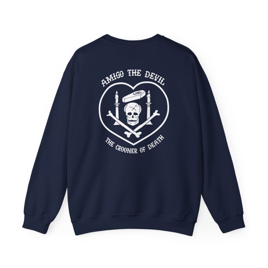 Amigo the Devil Born Against Unisex Heavy Blend™ Crewneck Sweatshirt