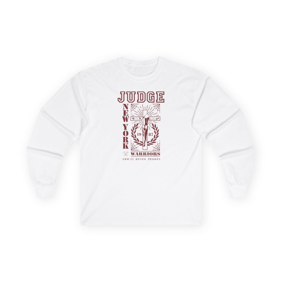 Judge Crucified Mustard Unisex Ultra Cotton Long Sleeve Tee