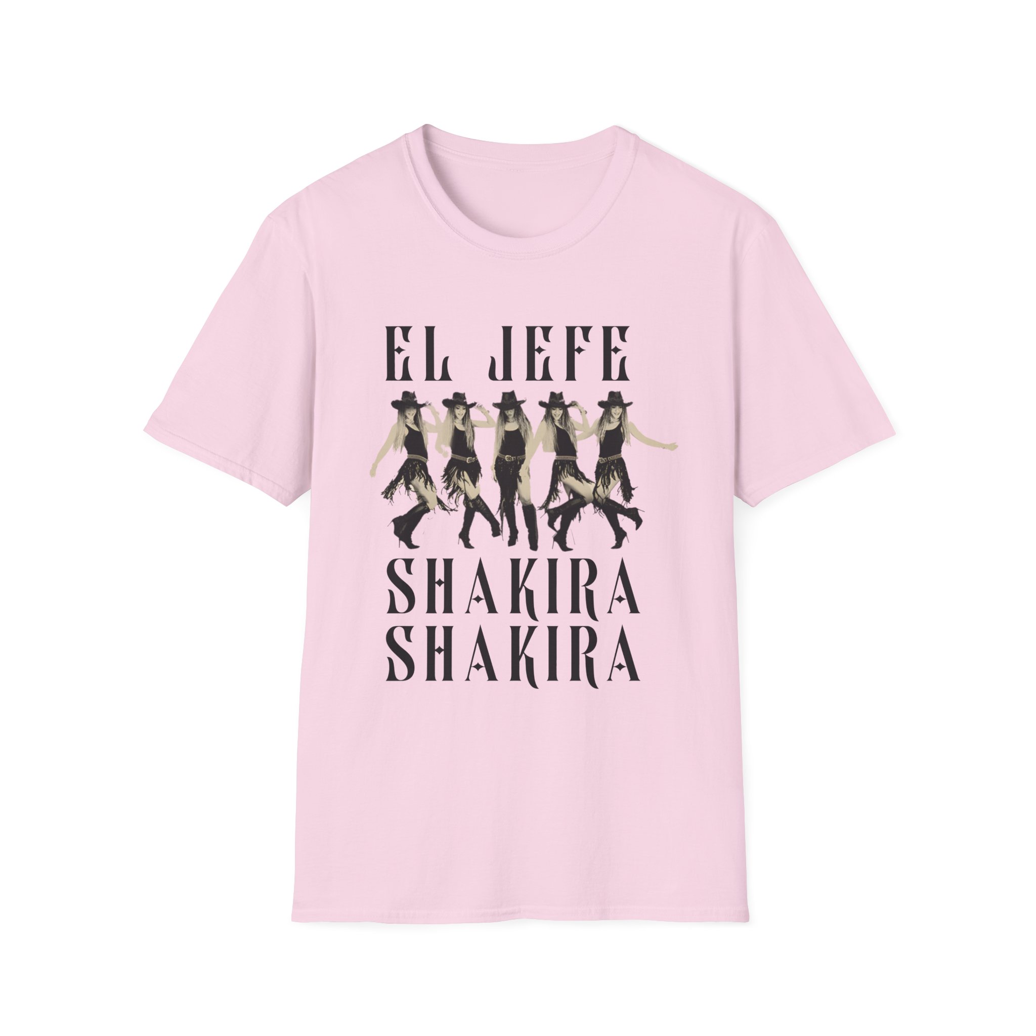 Shakira El Jefe Dancer Unisex Softstyle T-Shirt