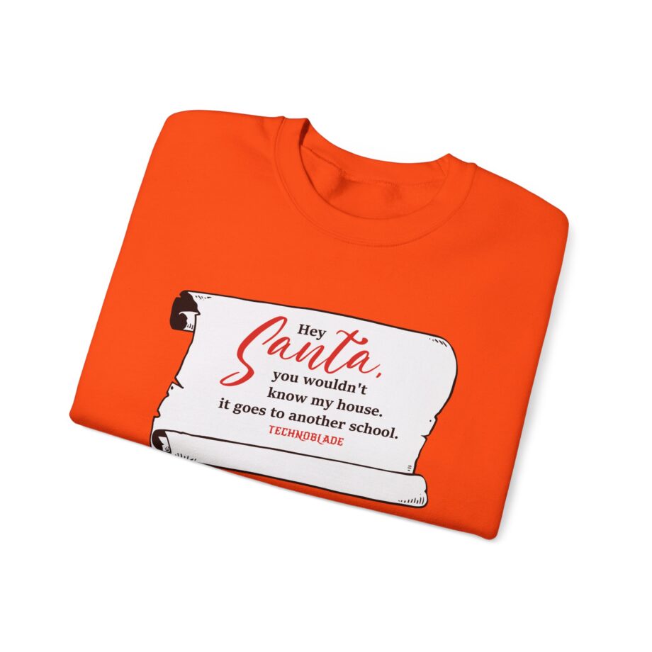 Technoblade Hey Santa Unisex Heavy Blend™ Crewneck Sweatshirt