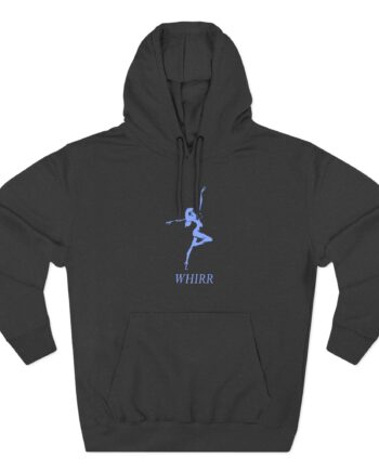 Whirr Three-Panel Fleece Hoodie