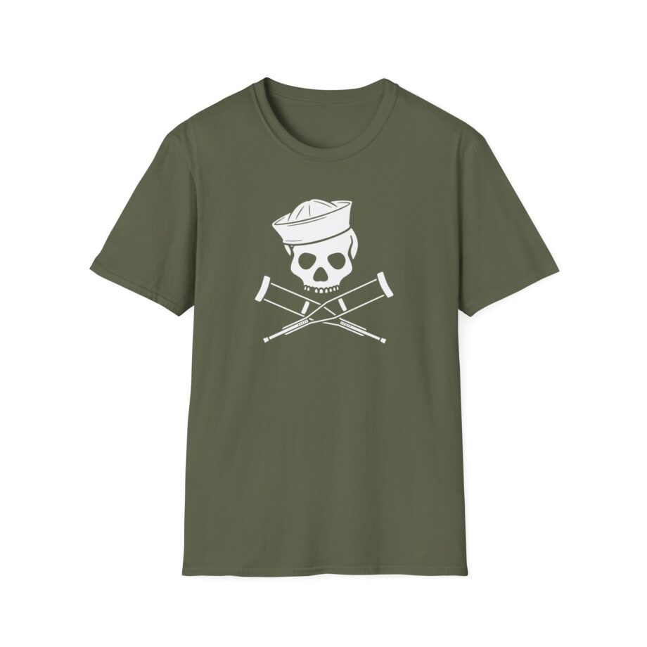 Jackass Sailor Skull & Crossbones Unisex Softstyle T-Shirt