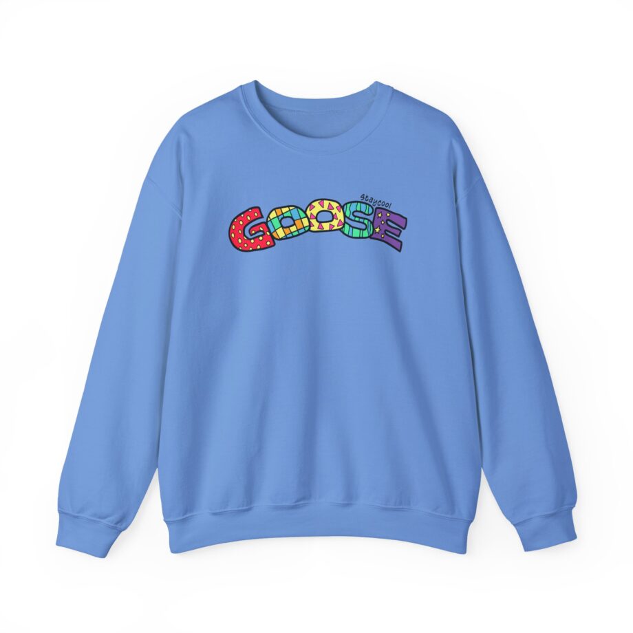 Goose x Staycool   Rainbow Unisex Heavy Blend™ Crewneck Sweatshirt