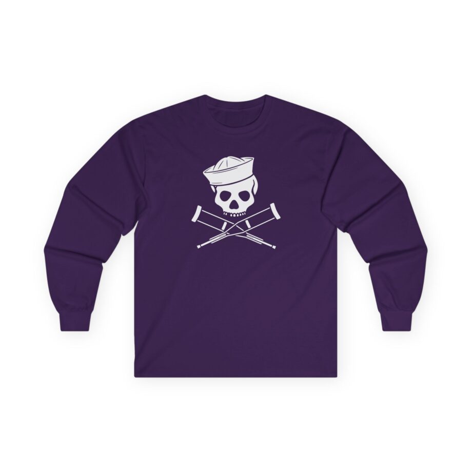 Jackass Sailor Skull & Crossbones Unisex Ultra Cotton Long Sleeve Tee