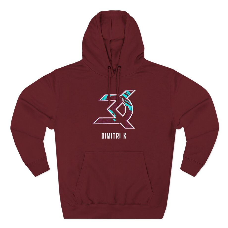 Dimitri K Three-Panel Fleece Hoodie