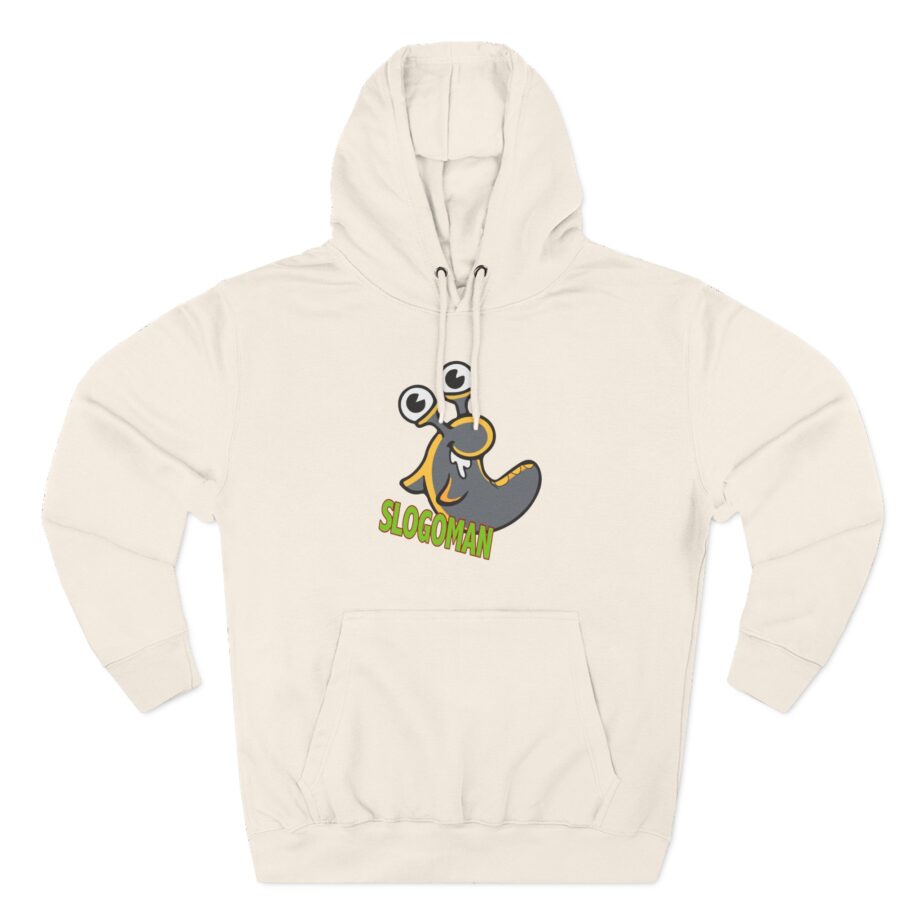 Slogoman Slogo Funny Three-Panel Fleece Hoodie