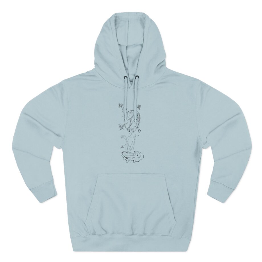 Umi Butterfly Three-Panel Fleece Hoodie