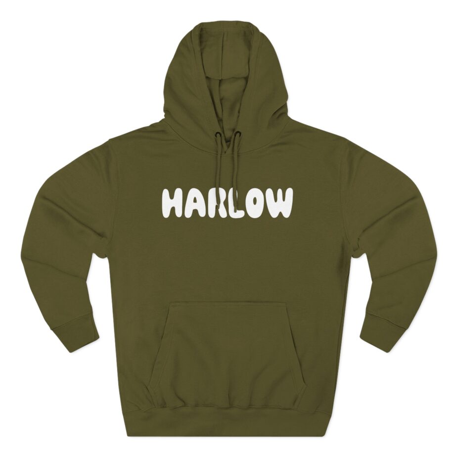 Harlow and Popcorn Three-Panel Fleece Hoodie