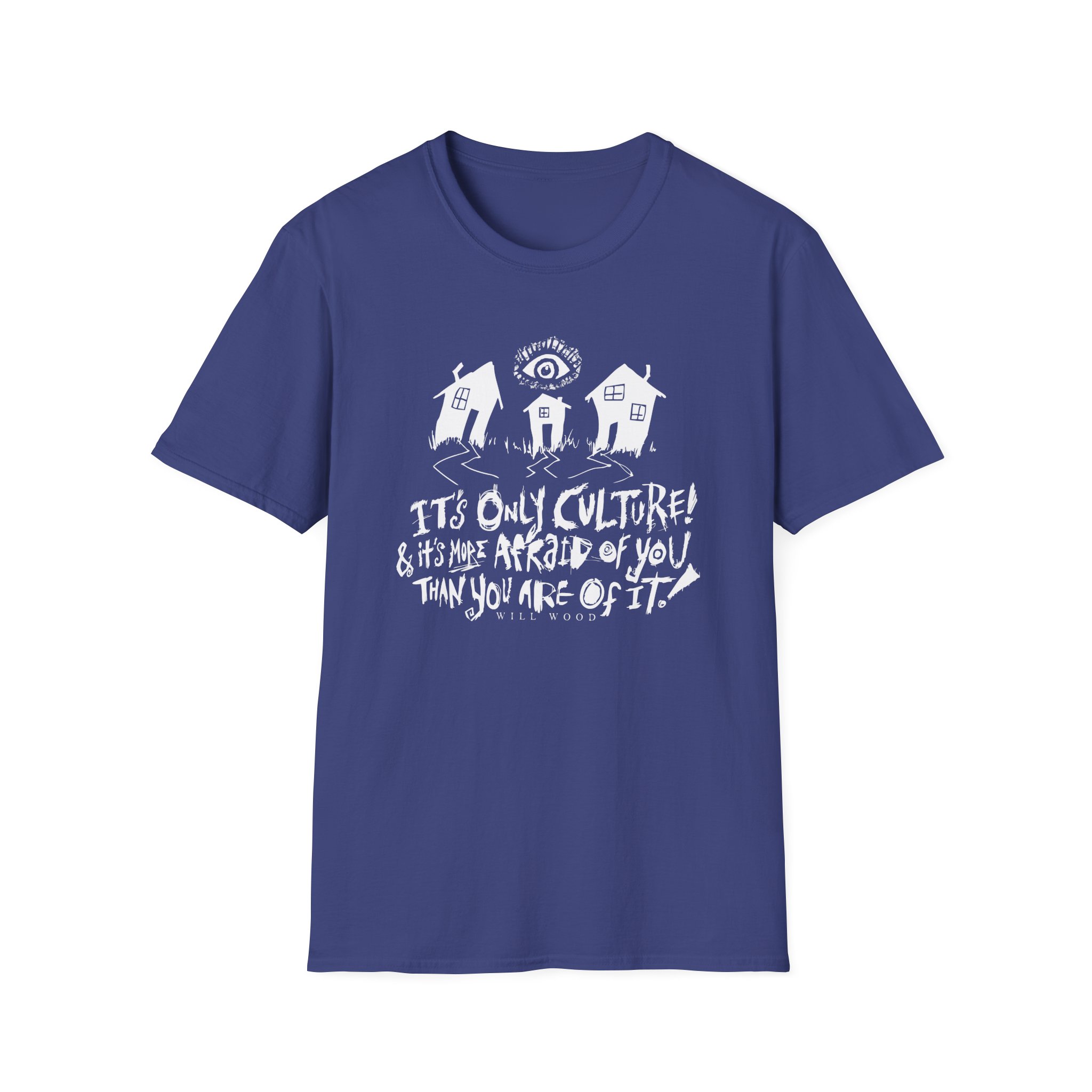 Will Wood Suburbia Unisex Softstyle T-Shirt