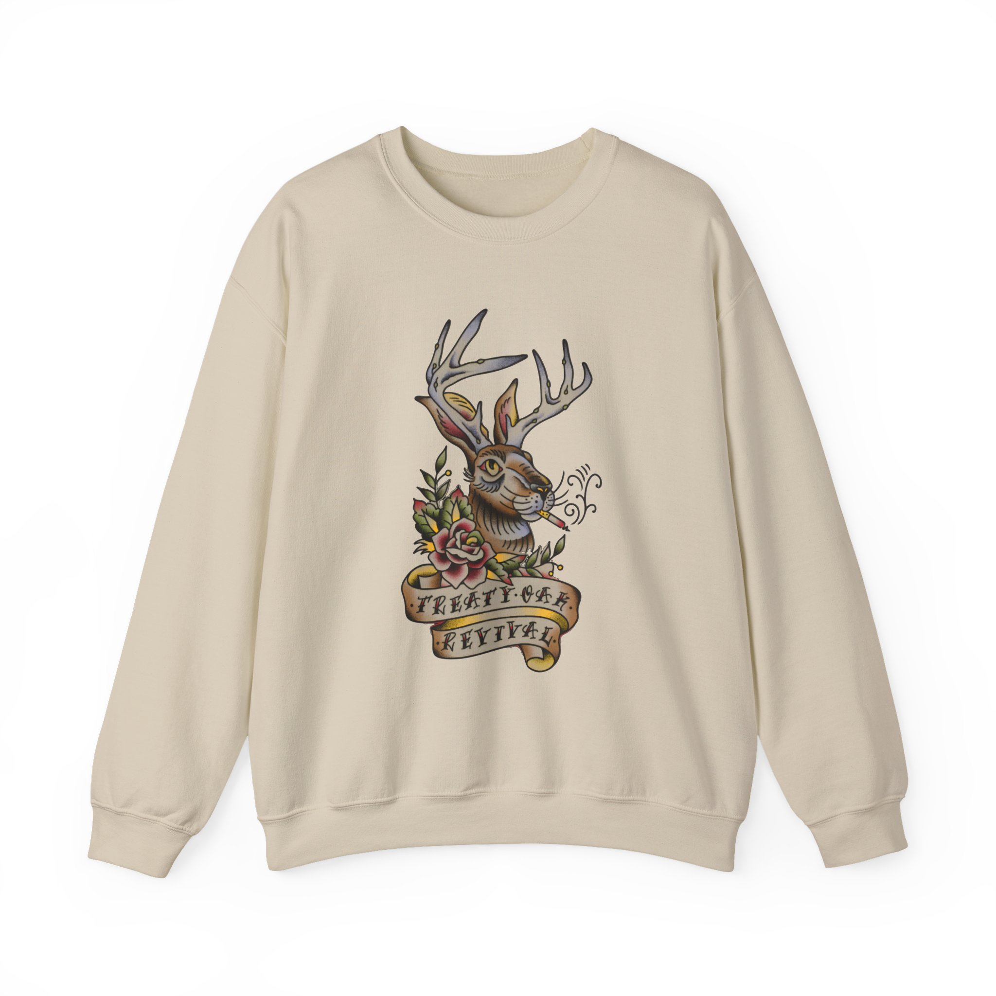 Treaty Oak Revival Jack Rabbit Unisex Heavy Blendâ„¢ Crewneck Sweatshirt