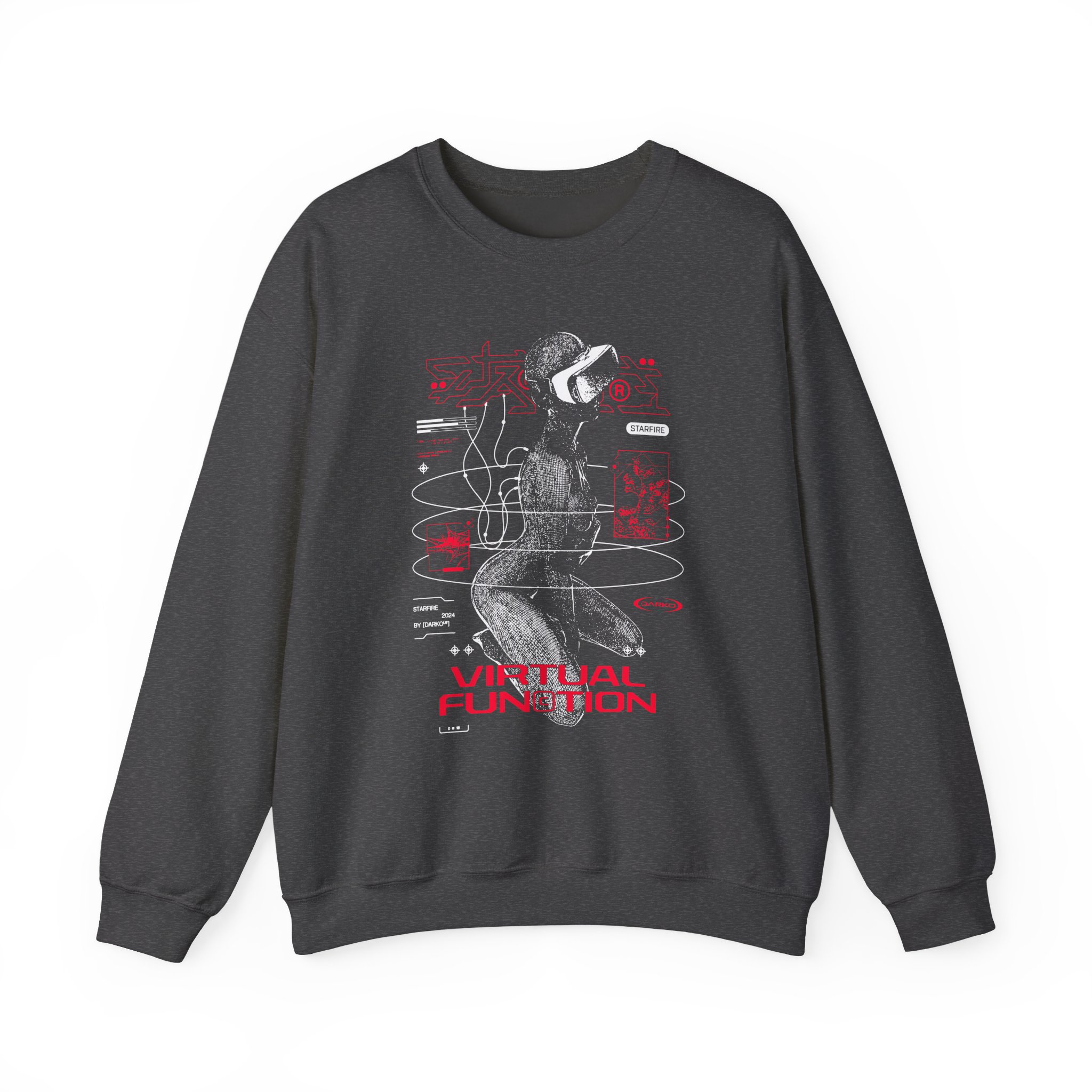 Darko Virtual Function Unisex Heavy Blendâ„¢ Crewneck Sweatshirt