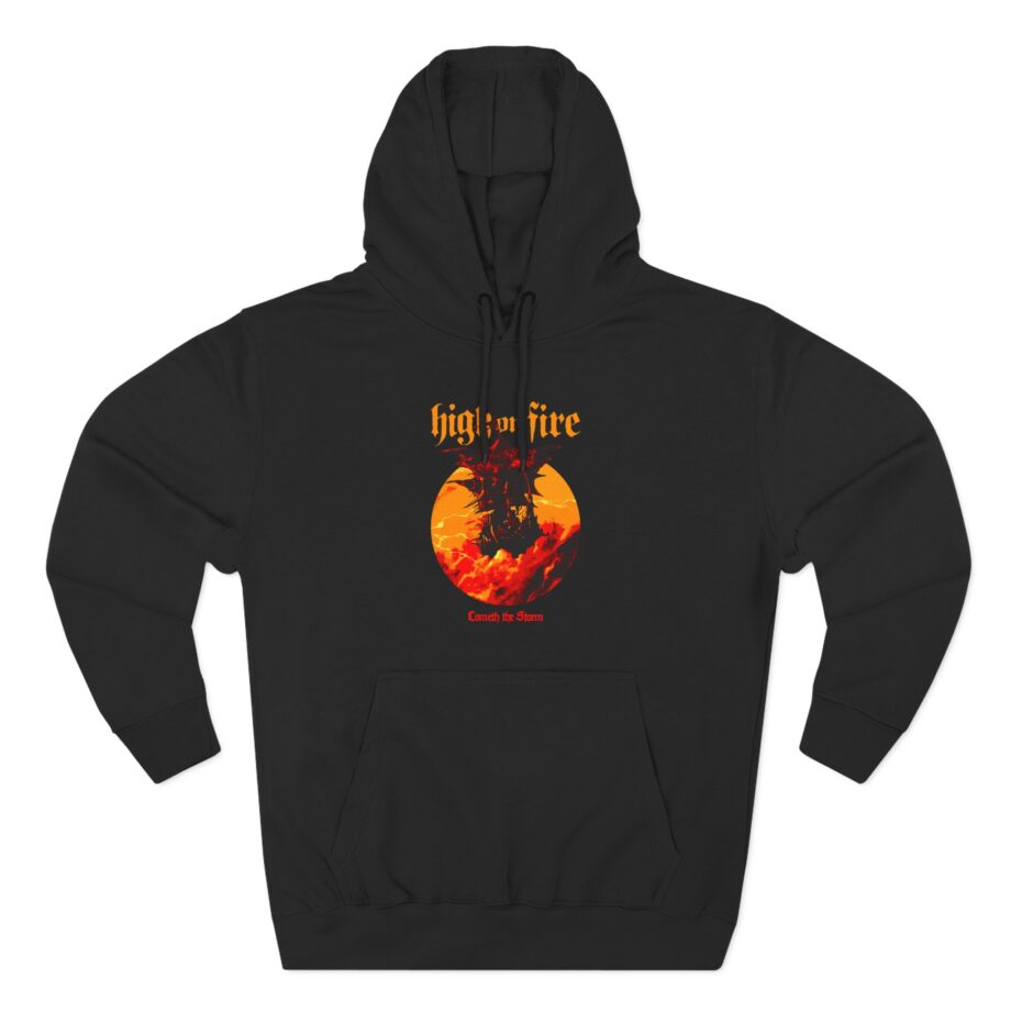 High on Fire Cometh the Storm Three-Panel Fleece Hoodie