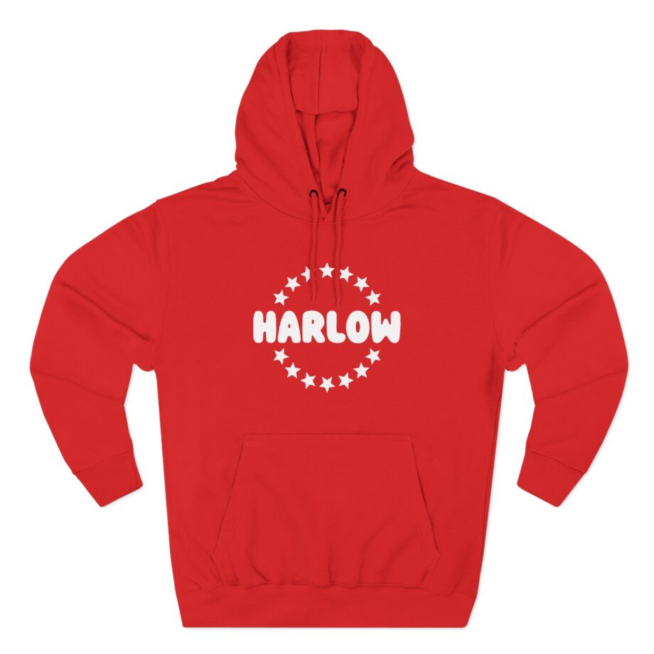 Harlow and Popcorn Stars Three-Panel Fleece Hoodie