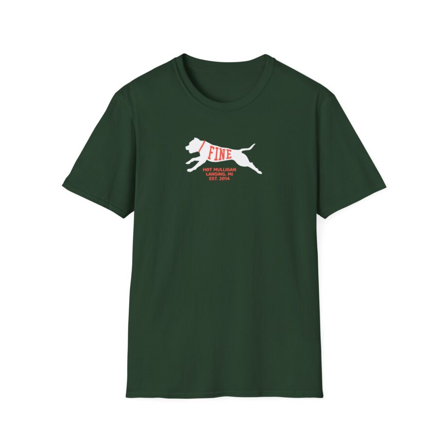 Hot Mulligan Fine Embroidered Unisex Softstyle T-Shirt