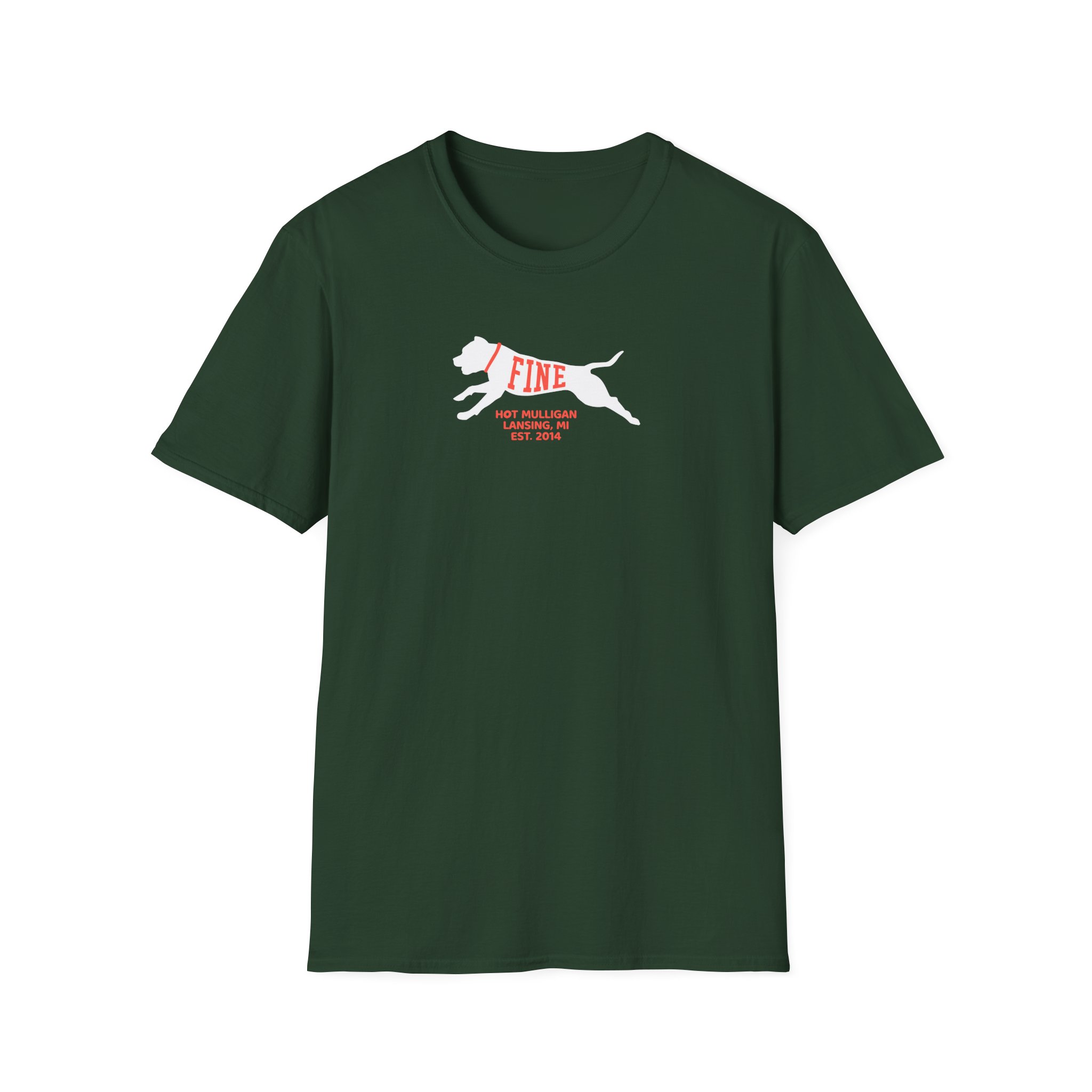 Hot Mulligan Fine Embroidered Unisex Softstyle T-Shirt
