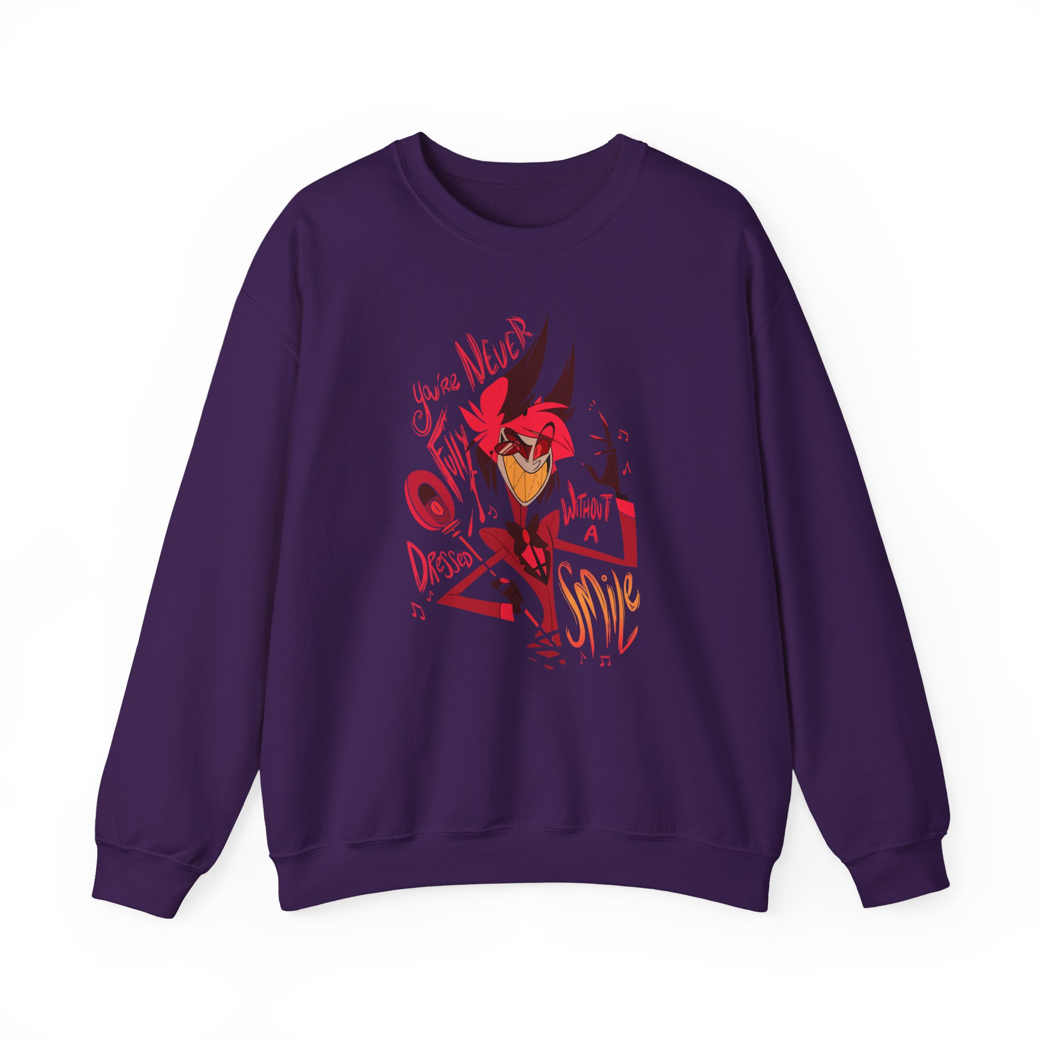 Vivziepop Smile Unisex Heavy Blendâ„¢ Crewneck Sweatshirt