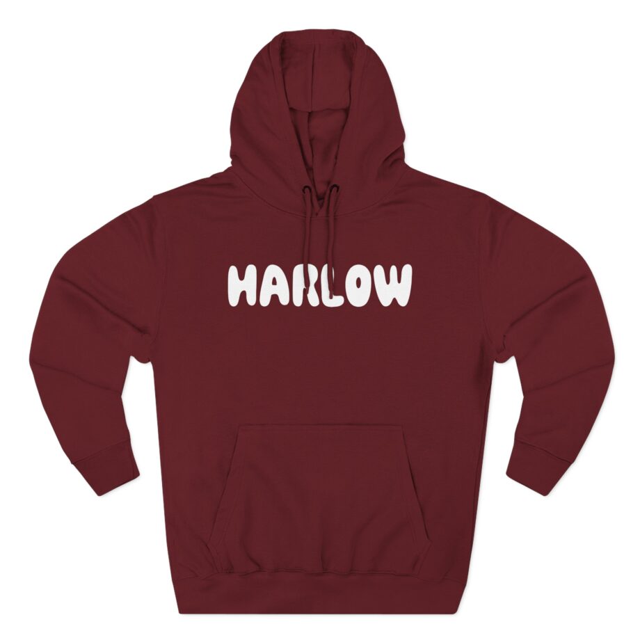 Harlow and Popcorn Three-Panel Fleece Hoodie