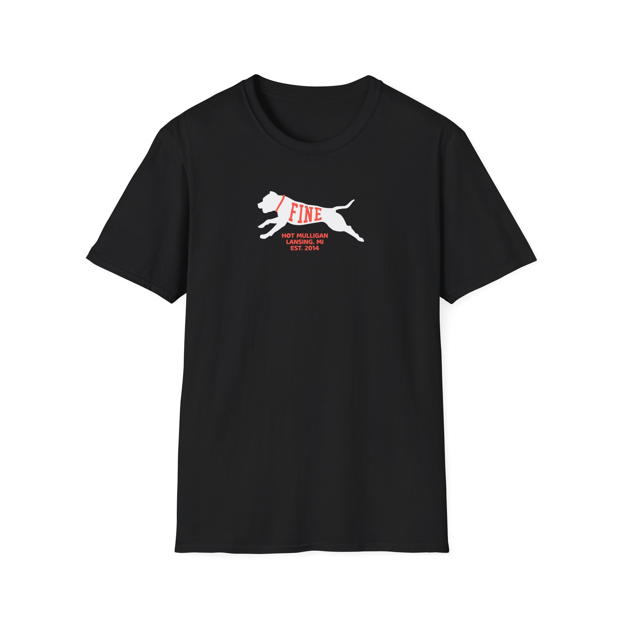 Hot Mulligan Fine Embroidered Unisex Softstyle T-Shirt