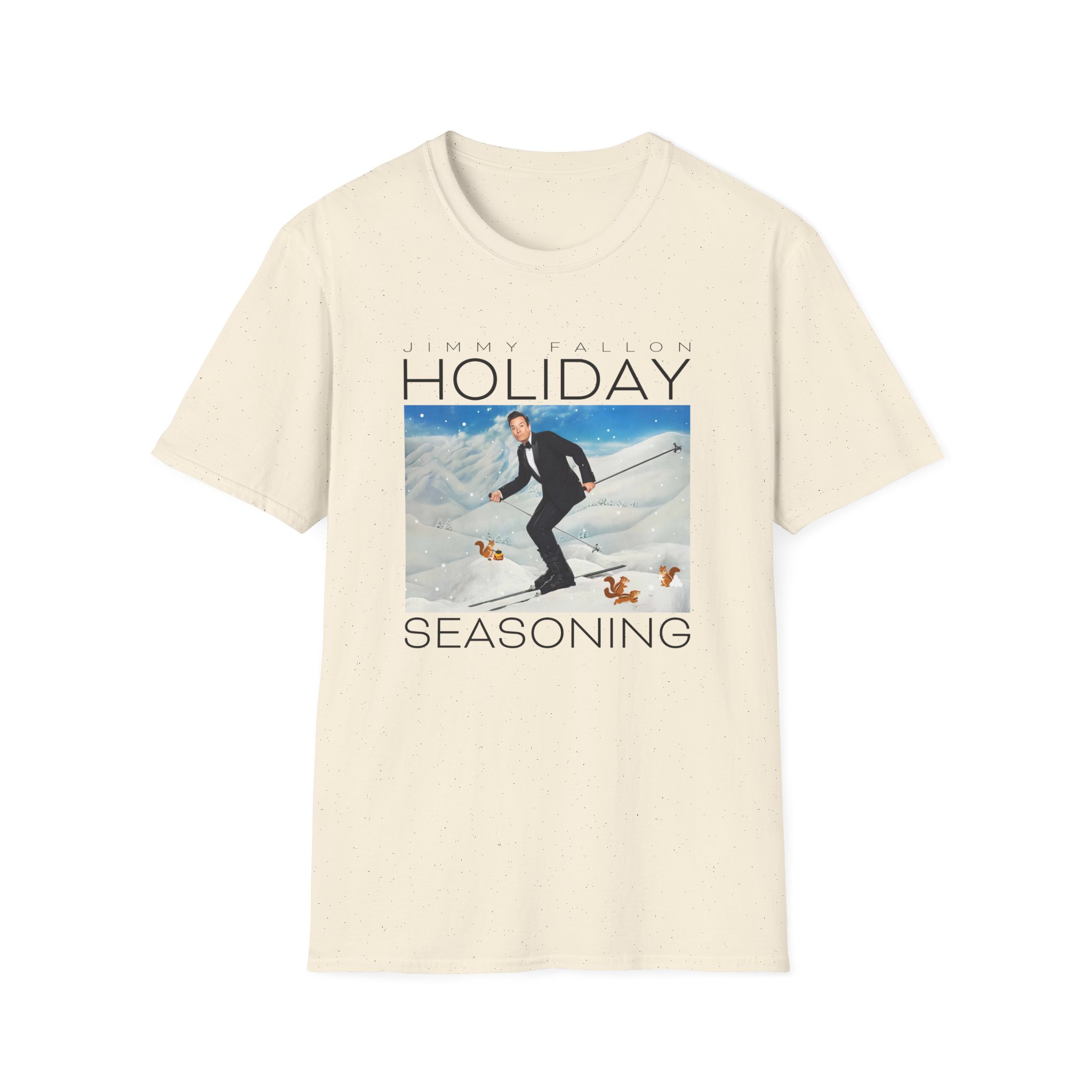 Jimmy Fallon Holiday Seasoning Unisex Softstyle T-Shirt