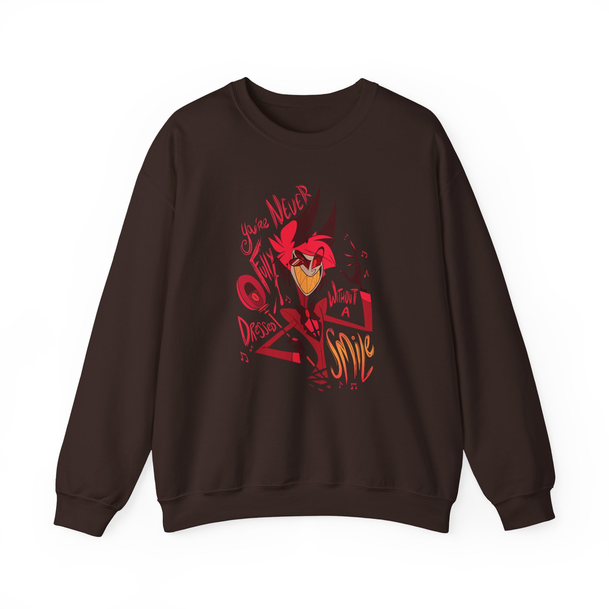 Vivziepop Smile Unisex Heavy Blendâ„¢ Crewneck Sweatshirt