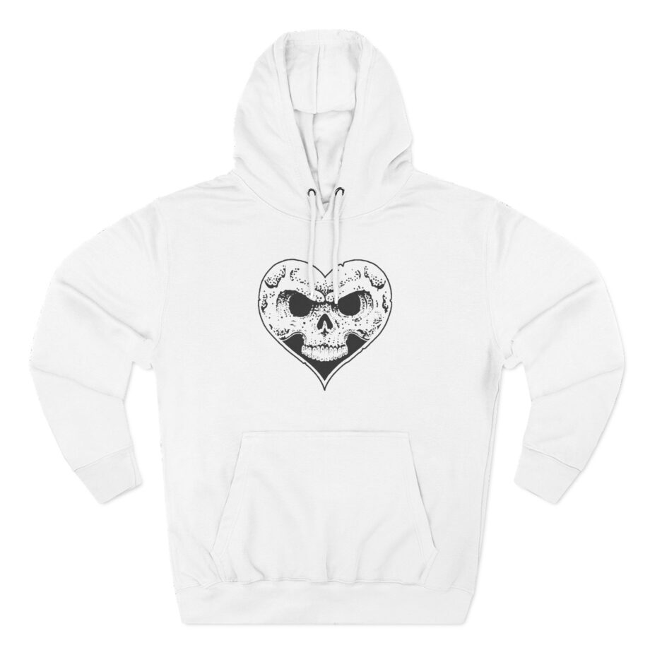 Alexisonfire Heartskull Three-Panel Fleece Hoodie